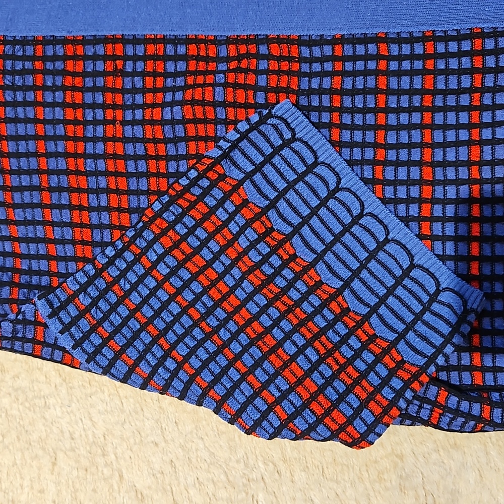MISSONI SWEATER/CARDIGAN/JACKET BLUE/RED SIZE 44 - Picture 3 of 16